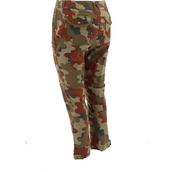 GILI Stretch Camo Printed Cargo Pants Olive A382116B - Picture 4 of 9